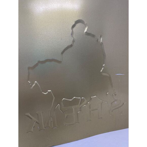 Sheik‎ Advertising Sign Embossed Metal Bathroom Decor - Picture 7 of 7